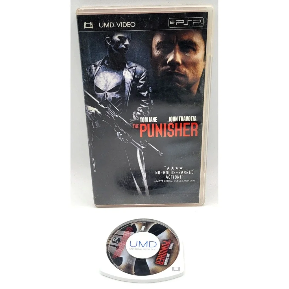 The Punisher Universal Media Disc UMD Movie (2005) Rated‎ R Action Thriller PSP